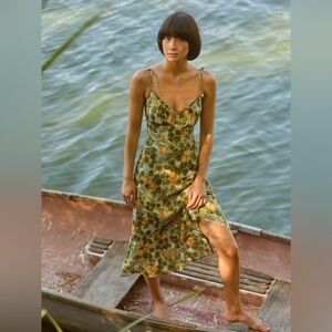 Reformation Citrus Embry Dress